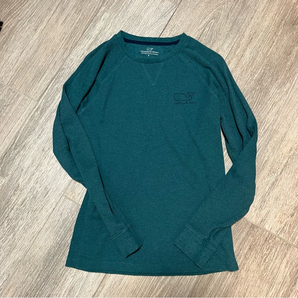 Men’s Vineyard Vines Waffle Knit Long Sleeve Tee S